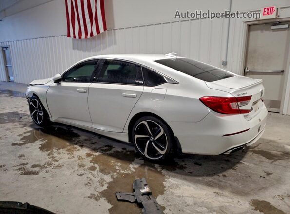 1HGCV1F39KA172791 2019 HONDA ACCORD Белый Задняя левая четверть