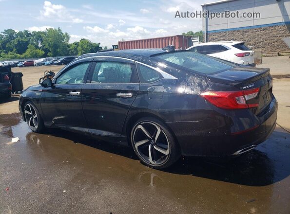 1HGCV1F39LA001167 2020 HONDA ACCORD Black Задня ліва чверть