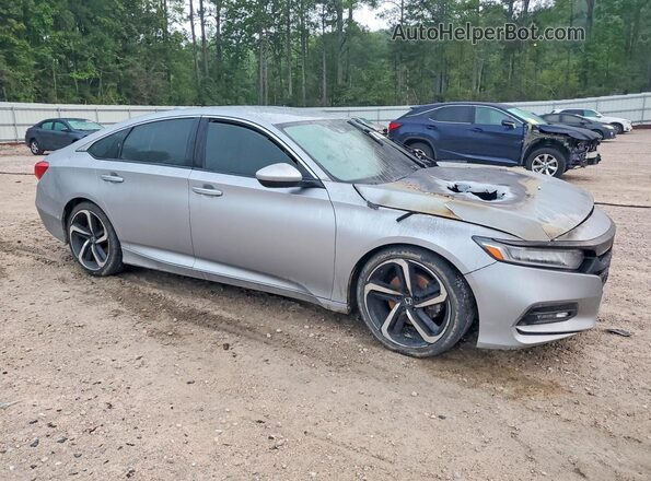 1HGCV1F39LA074121 2020 HONDA ACCORD Gray Przód prawy