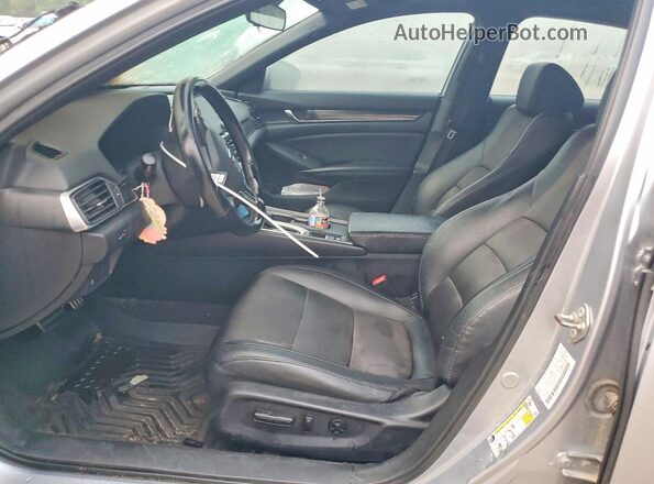 1HGCV1F39LA074121 2020 HONDA ACCORD Gray Widok wnętrza z przodu