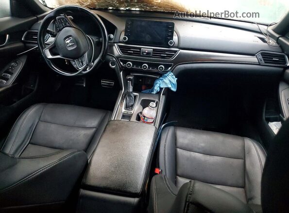 1HGCV1F39LA074121 2020 HONDA ACCORD Gray Widok deski rozdzielczej