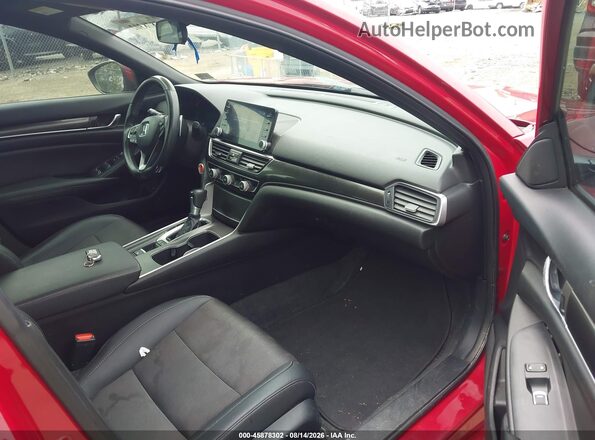 1HGCV1F39LA101589 2020 HONDA ACCORD Red Vista interior delantera
