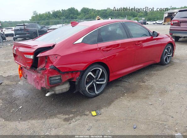1HGCV1F39LA101589 2020 HONDA ACCORD Red Trasero derecho