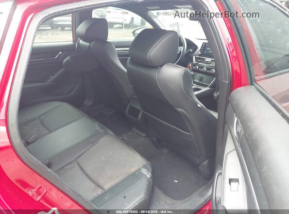1HGCV1F39LA101589 2020 HONDA ACCORD Red Vista de la etiqueta del VIN