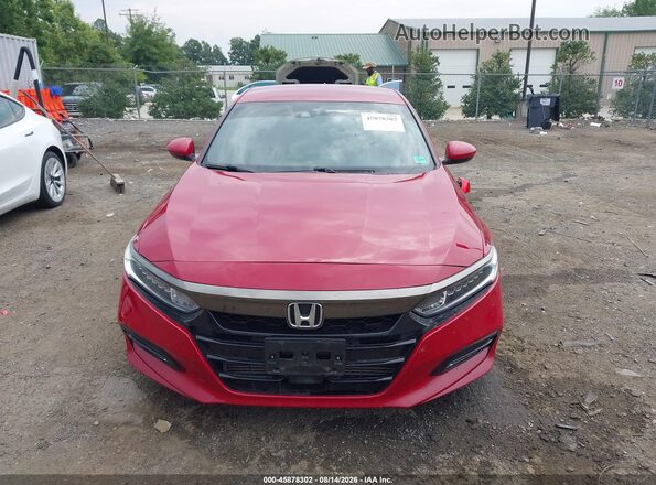1HGCV1F39LA101589 2020 HONDA ACCORD Red Vista interior trasera