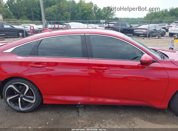 1HGCV1F39LA101589 2020 HONDA ACCORD Red Vista interior de 360 grados