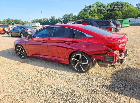 1HGCV1F39LA120949 2020 HONDA ACCORD Red უკანა მარცხენა