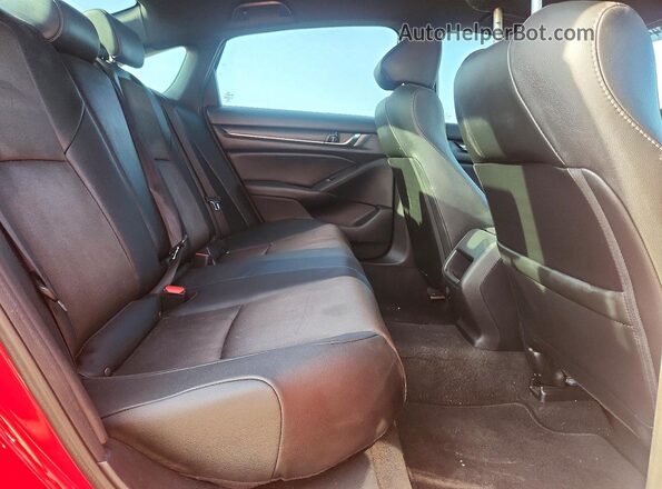 1HGCV1F39LA120949 2020 HONDA ACCORD Red უკანა სავარძლების ხედი