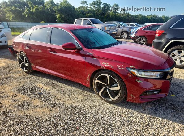 1HGCV1F39LA120949 2020 HONDA ACCORD Red წინა მარჯვენა