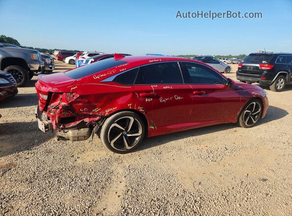1HGCV1F39LA120949 2020 HONDA ACCORD Red უკანა მარჯვენა