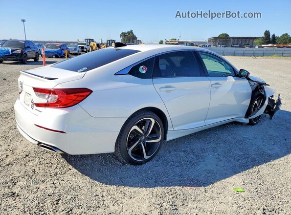 1HGCV1F39MA009223 2021 HONDA ACCORD White Rear right