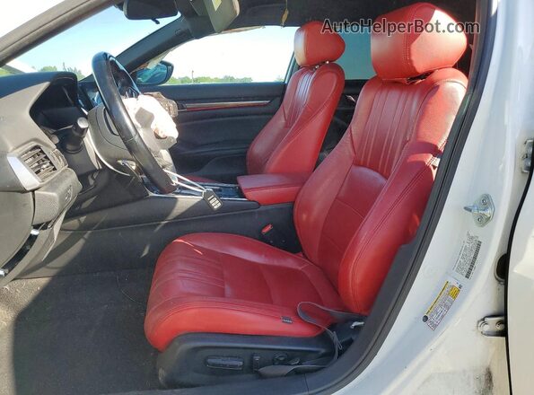 1HGCV1F39MA009223 2021 HONDA ACCORD White Front interior view