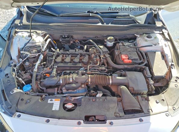 1HGCV1F39MA009223 2021 HONDA ACCORD White Rear interior view