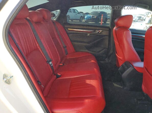 1HGCV1F39MA009223 2021 HONDA ACCORD White Rear seats view