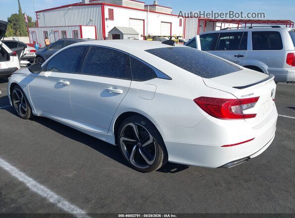 1HGCV1F39MA013756 2021 HONDA ACCORD Белый Задняя левая четверть