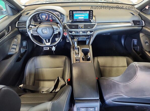 1HGCV1F39MA052945 2021 HONDA ACCORD White Vista del salpicadero