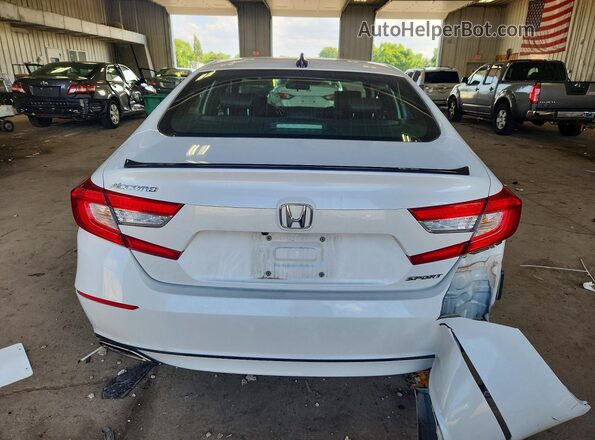 1HGCV1F39MA052945 2021 HONDA ACCORD White Vista trasera