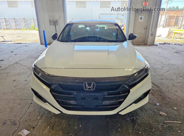 1HGCV1F39MA052945 2021 HONDA ACCORD White Vista frontal