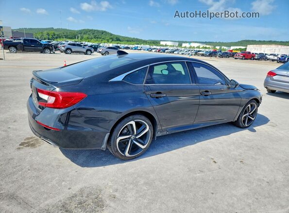 1HGCV1F39MA056820 2021 HONDA ACCORD Black Հետևի աջ