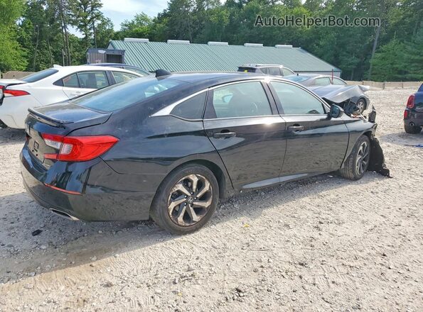 1HGCV1F39MA097402 2021 HONDA ACCORD Black Tył prawy