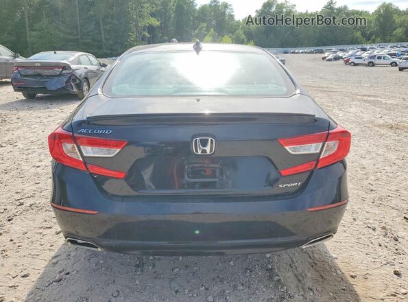 1HGCV1F39MA097402 2021 HONDA ACCORD Black Widok z tyłu