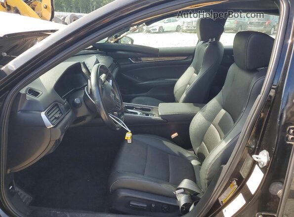 1HGCV1F39MA097402 2021 HONDA ACCORD Black Widok wnętrza z przodu