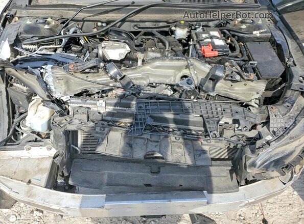 1HGCV1F39MA097402 2021 HONDA ACCORD Black Widok wnętrza z tyłu