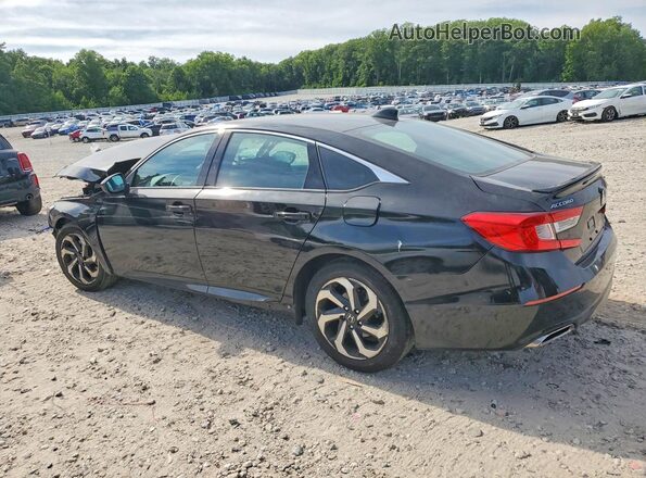 1HGCV1F39MA097402 2021 HONDA ACCORD Black Tył lewy