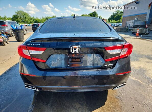1HGCV1F39MA102808 2021 HONDA ACCORD Black Vista trasera