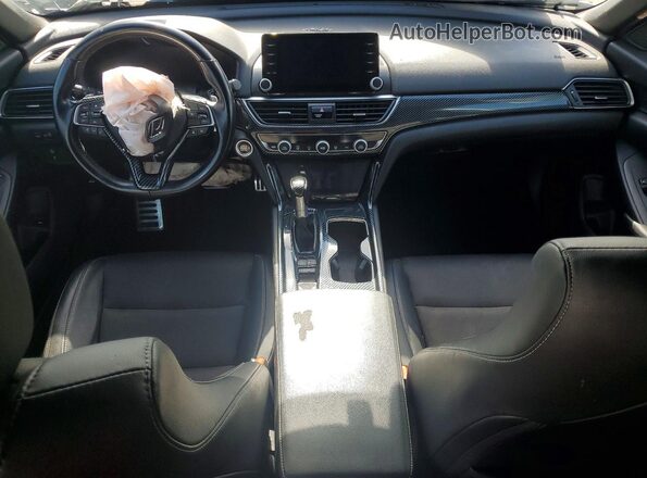 1HGCV1F39MA106552 2021 HONDA ACCORD Silver Вид панелі приладів