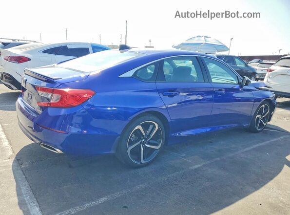 1HGCV1F39NA079967 2022 HONDA ACCORD Blue Tył prawy