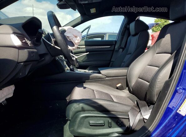 1HGCV1F39NA079967 2022 HONDA ACCORD Blue Widok wnętrza z przodu