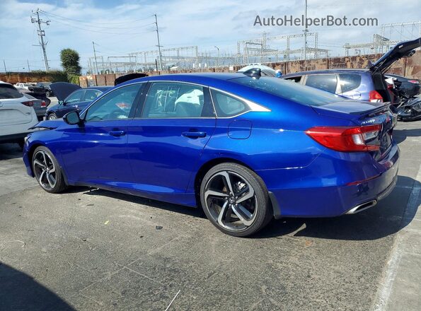 1HGCV1F39NA079967 2022 HONDA ACCORD Blue Tył lewy