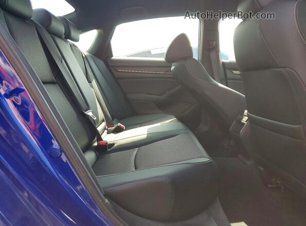 1HGCV1F39NA079967 2022 HONDA ACCORD Blue Widok tylnych siedzeń