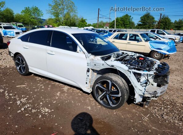 1HGCV1F39NA089382 2022 HONDA ACCORD White Передня права чверть