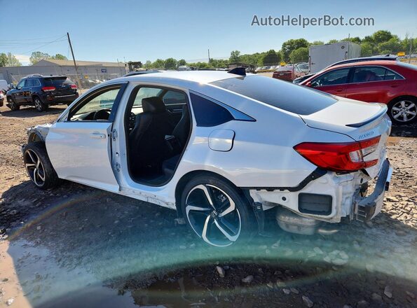 1HGCV1F39NA089382 2022 HONDA ACCORD White Задня ліва чверть