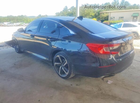 1HGCV1F39NA110084 2022 HONDA ACCORD Black Tył lewy