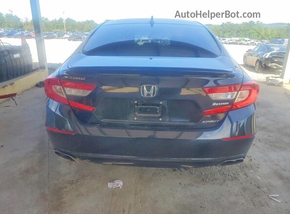 1HGCV1F39NA110084 2022 HONDA ACCORD Black Widok z tyłu