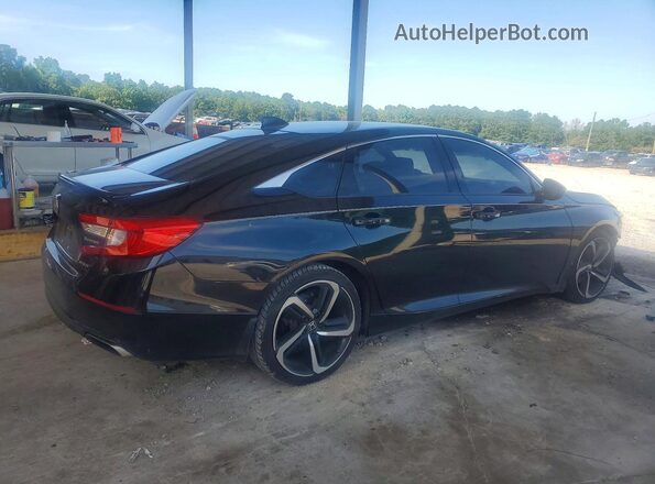 1HGCV1F39NA110084 2022 HONDA ACCORD Black Tył prawy