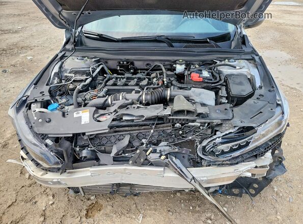1HGCV1F39NA112871 2022 HONDA ACCORD Серебряный Вид задней части салона