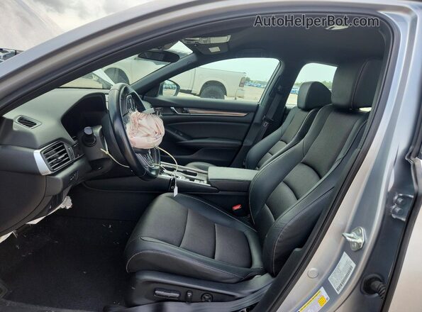 1HGCV1F39NA112871 2022 HONDA ACCORD Серебряный Вид салона спереди