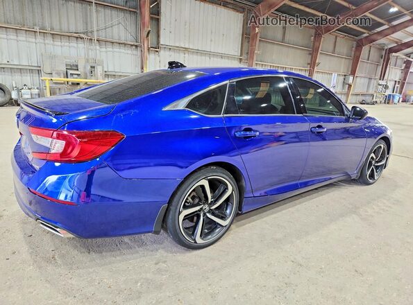 1HGCV1F39NA121831 2022 HONDA ACCORD Blue Trasero derecho