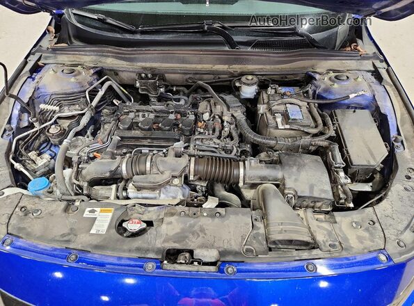 1HGCV1F39NA121831 2022 HONDA ACCORD Blue Vista interior trasera