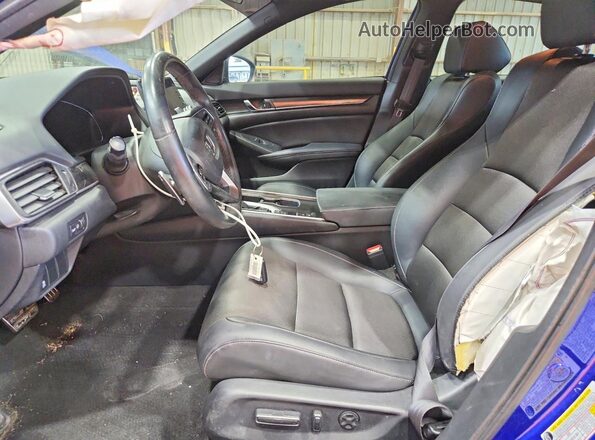 1HGCV1F39NA121831 2022 HONDA ACCORD Blue Vista interior delantera