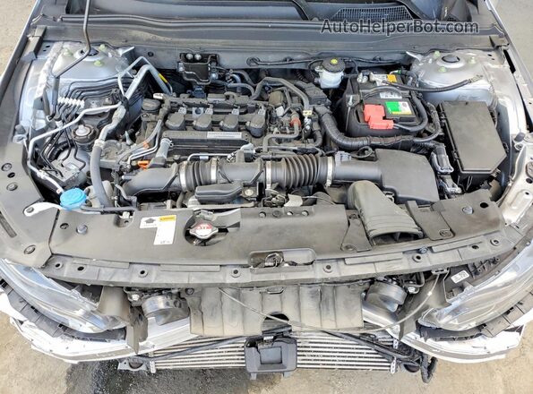 1HGCV1F3XJA252535 2018 HONDA ACCORD Silver Вид задньої частини салону
