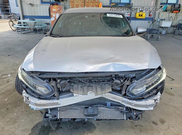 1HGCV1F3XJA252535 2018 HONDA ACCORD Silver Вид спереду