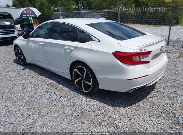 1HGCV1F3XKA014394 2019 HONDA ACCORD White Задня ліва чверть