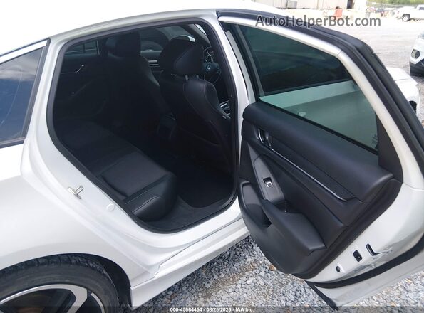 1HGCV1F3XKA014394 2019 HONDA ACCORD White Вид наклейки з VIN-кодом