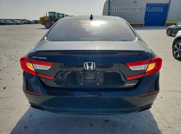 1HGCV1F3XKA023659 2019 HONDA ACCORD Черный Вид сзади