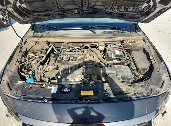 1HGCV1F3XKA023659 2019 HONDA ACCORD Черный Вид задней части салона